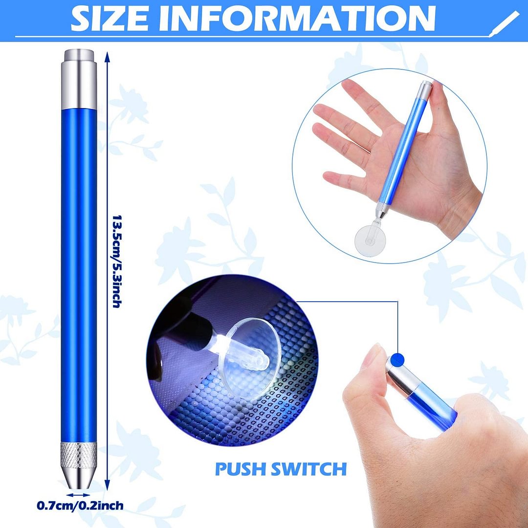 DIAMOND PAINTING - LED DIAMOND PAINTING TOOLS KIT