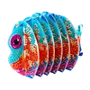 Oranger Fisch 5d DIY Tiermuster Diamantbemalungsuntersetzer mit Halter