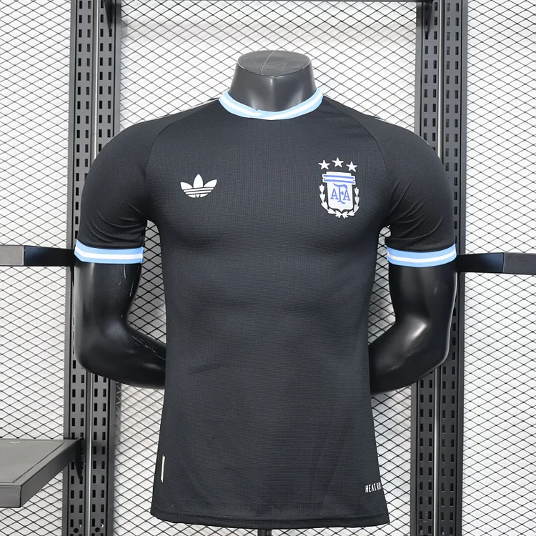 2025 Argentina Black Jersey - Player Edition