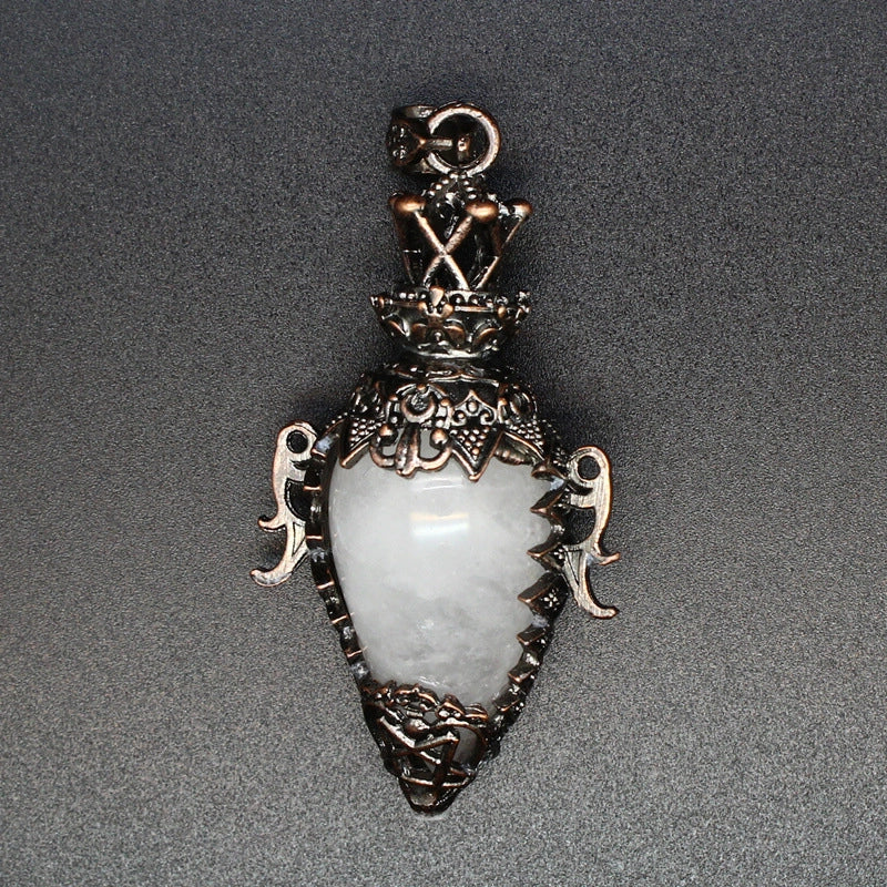 1 Piece Natural Stone Geometric Pendant Jewelry Accessories