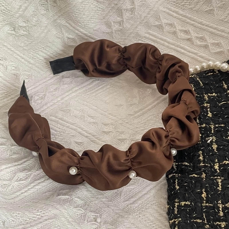 Elegant Retro Solid Color Cloth Hair Band