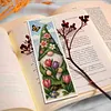 Gnome Seasons-14CT Stamped Cross Stitch Bookmark Single-Sided 20x30cm