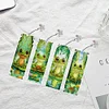 4Pcs Special Shape Pond Frog Diamond Painting Bookmark
