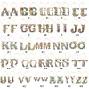 2pcs/set DIY 26 Letters Double Side Diamond Painting Wine Glass Charms Identification Kit