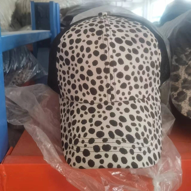 Unisex Casual Minimalist Stripe Lattice Flower Curved Eaves Baseball Cap