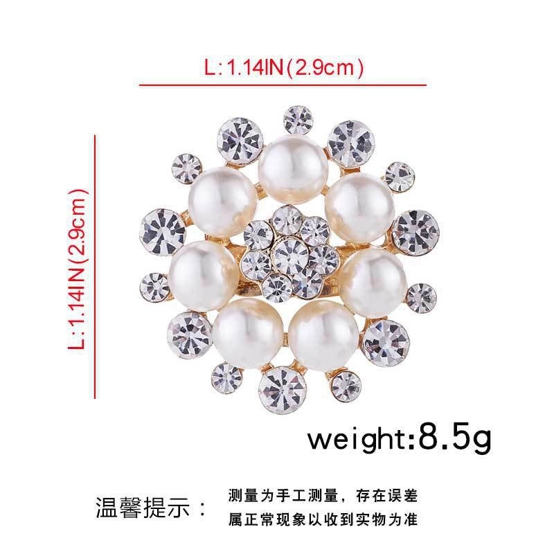Elegant Glam Pin Heart Shape Flower Bow Knot Alloy Plating Artificial Pearls Women’s Brooches