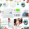 10Pcs Christmas Diamond Painting Photo Frame Hanging Pendant for Xmas Tree
