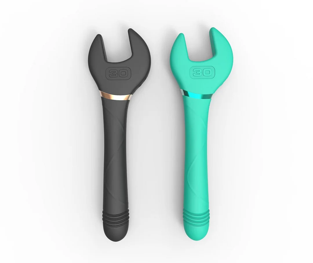 New Hammer Wrench Breast Clip Telescopic Gun Machine Av Vibration Massage Stick Women's Fun Health Care Products