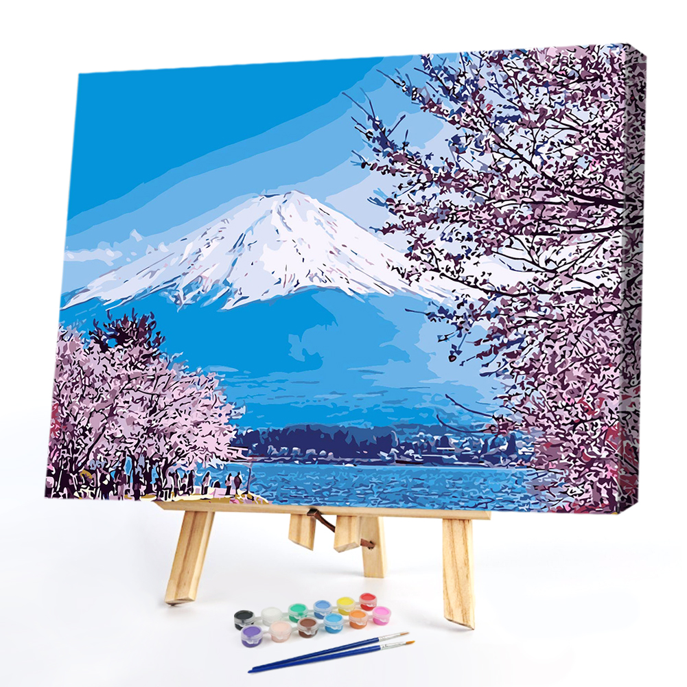 

40*50CM Paint By Numbers-Distant Mountain, 501 Original