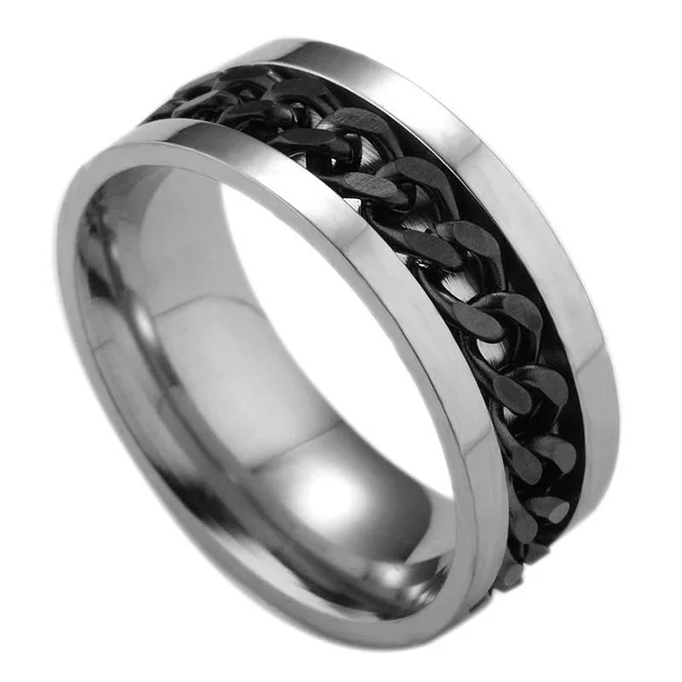 Titanium Steel Rotatable Chain Ring | 168DEAL