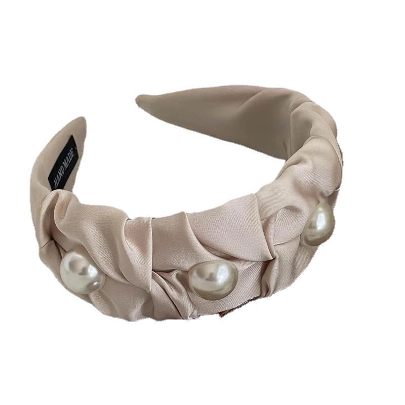 Elegant Retro Solid Color Cloth Hair Band