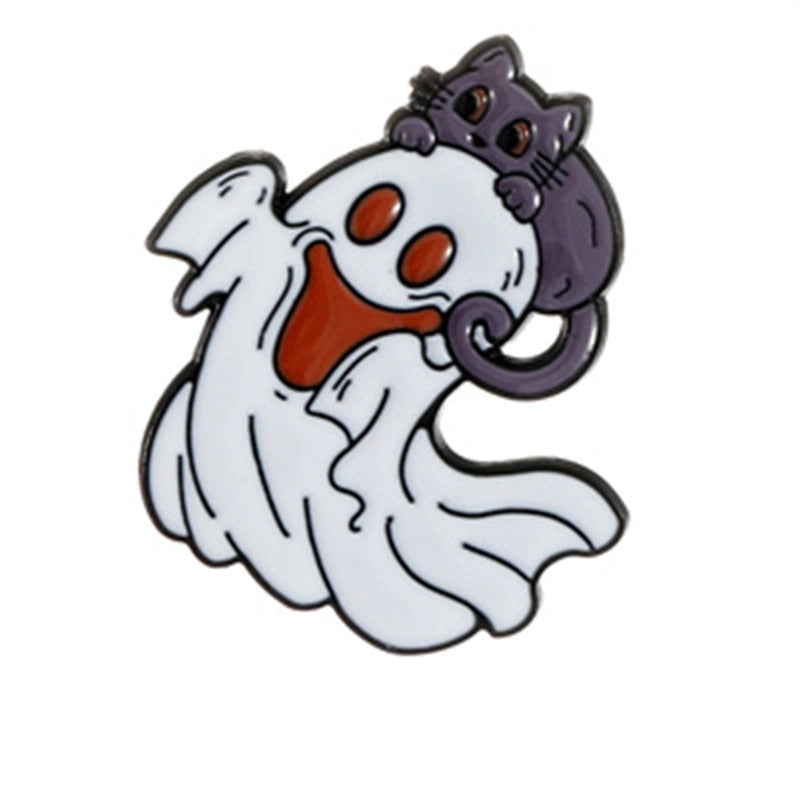 Retro Funny Punk Animal Alloy Stoving Varnish Plating Unisex Brooches