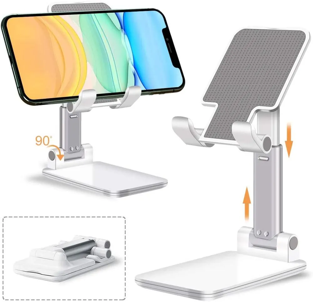 Computer Phone Stands Foldable Aluminum Desktop Phone Stand