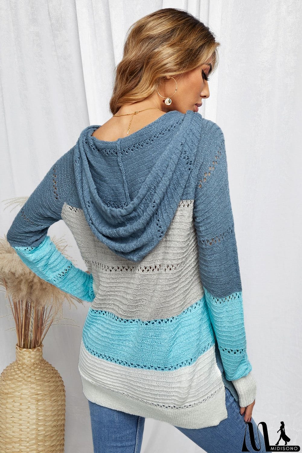 MidiSono - Classic Beach Bonfire Knitted Hoodie