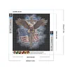 Diamond Painting-5D Full Round Drill American Eagle Cross