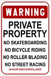 Warning - Vintage Metal Signs(12*16Inch) - Warning