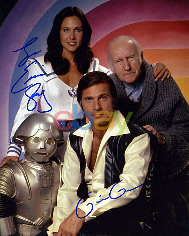 Erin Gray & Gil Gerard Signed 8x10 Buck Rogers Photo Poster painting Autographed reprint