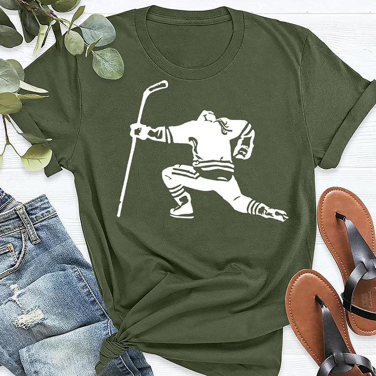 Female Hockey Player  T-shirt Tee-03960-Annaletters