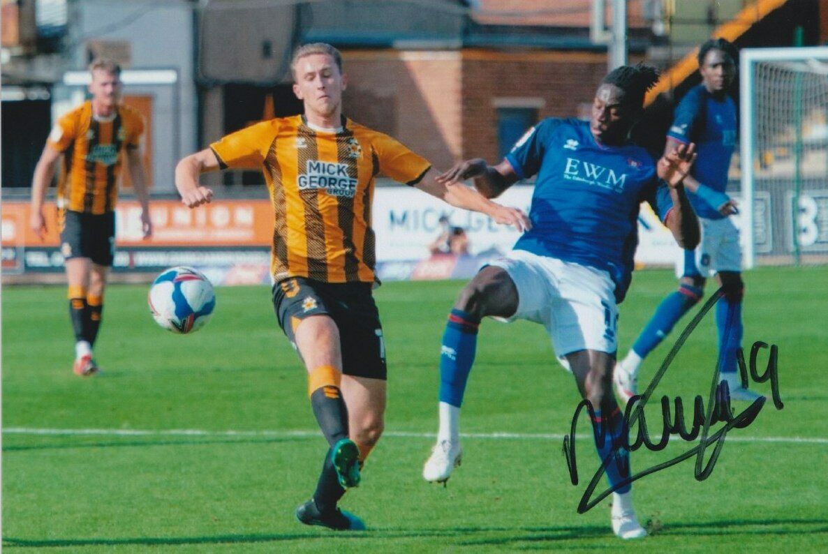 ADAM MAY HAND SIGNED 6X4 Photo Poster painting - CAMBRIDGE UNITED - FOOTBALL AUTOGRAPH 1.