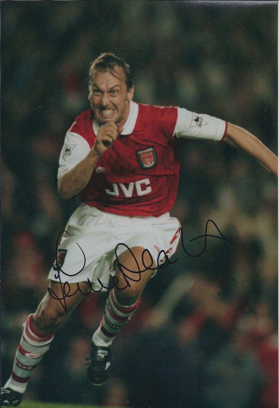 David PLATT Signed Autograph 12x8 Photo Poster painting AFTAL COA ARSENAL Legend Authentic