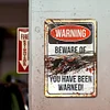 Warning - Vintage Metal Signs(12*16Inch) - Warning