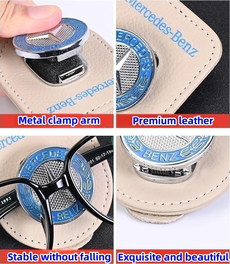 Car multi-function eye metal mirror clip