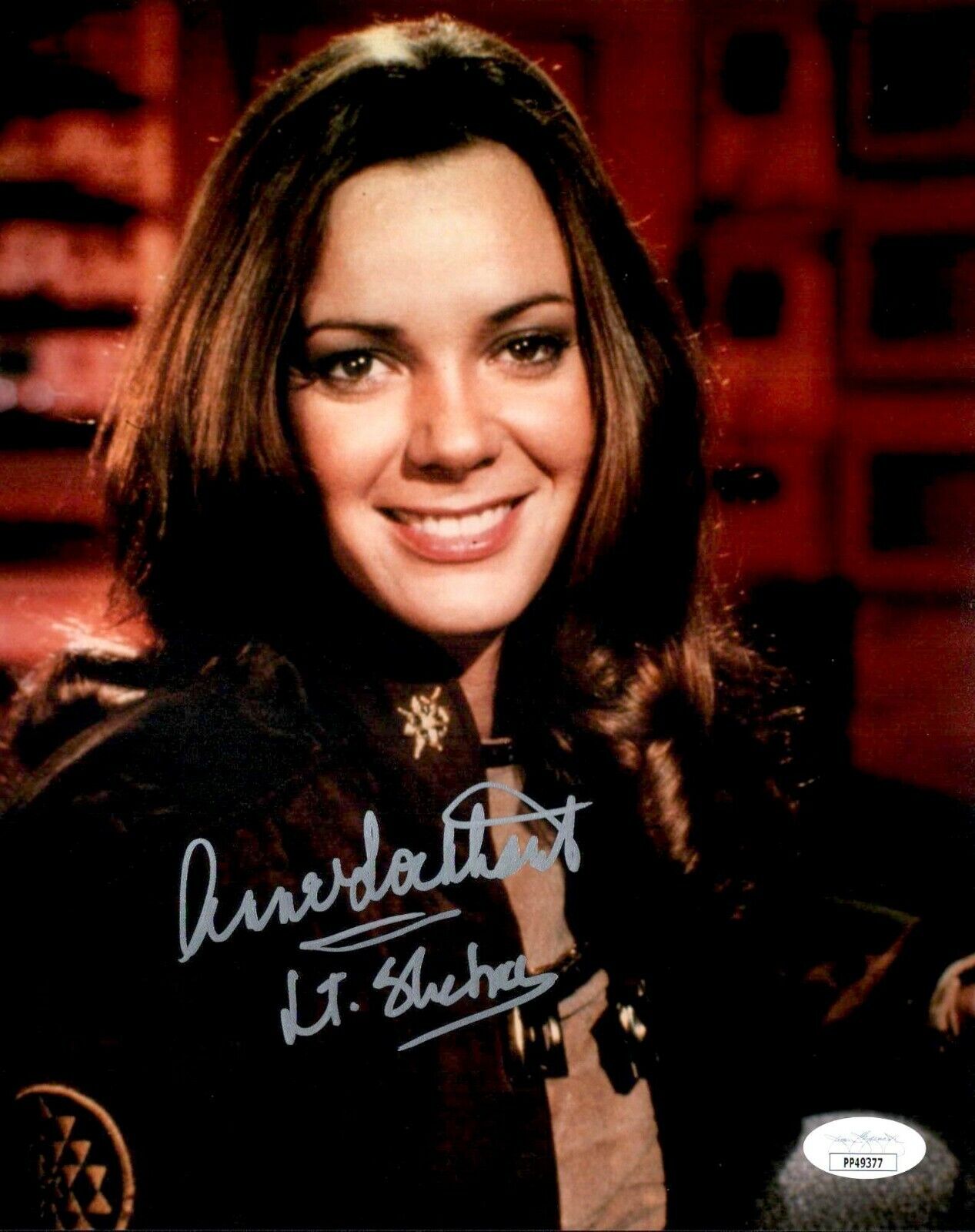 ANNE LOCKHART Signed BATTLESTAR GALACTICA 8x10 Photo Poster painting with JSA COA