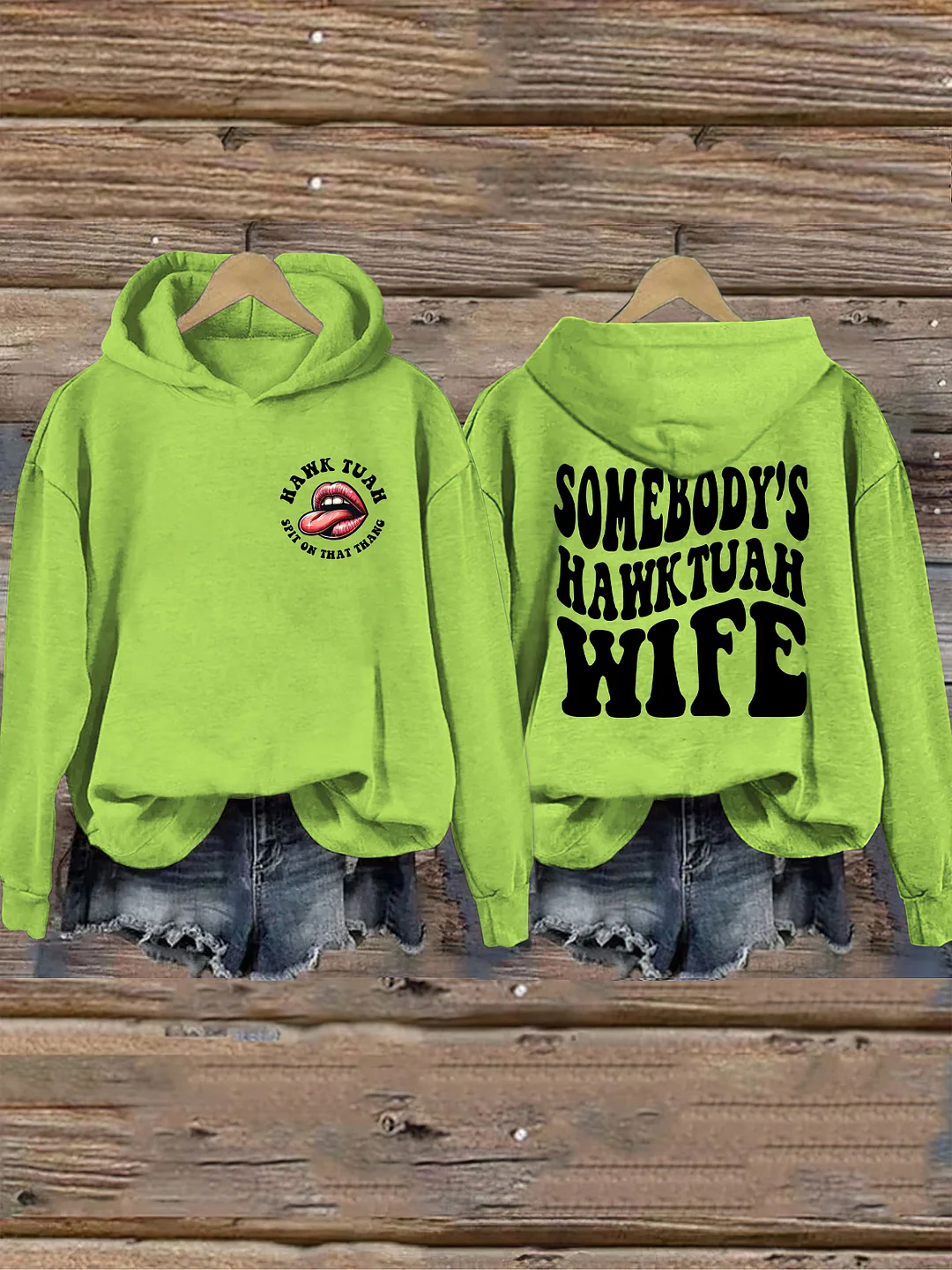Somebody's Hawk Tuah Wife Hoodie