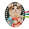Acrylic Fairy Cat Embroidery Floss Row Line Board Craft Cross Stitch Thread Holder
