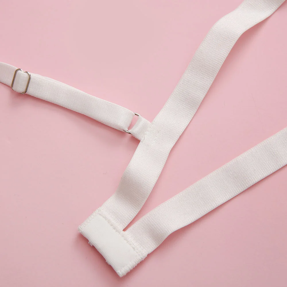 Billionm SexeLakas Sexy Lingerie White Lace Floral Intimate Underwear Flower Appliques Set Sensual Perspective See Through Women Sets