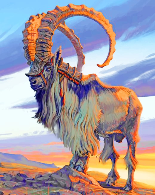 

Fantastic Goat – Paint By Numbers - 40*50CM, 501 Original