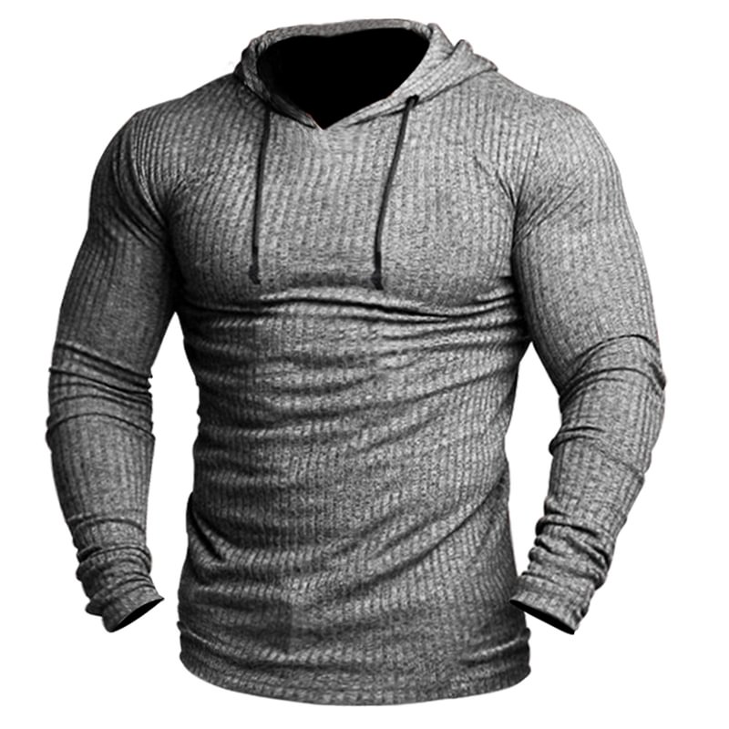 Men's Outdoor Casual Knitted Hooded Sweater-Compassnice®
