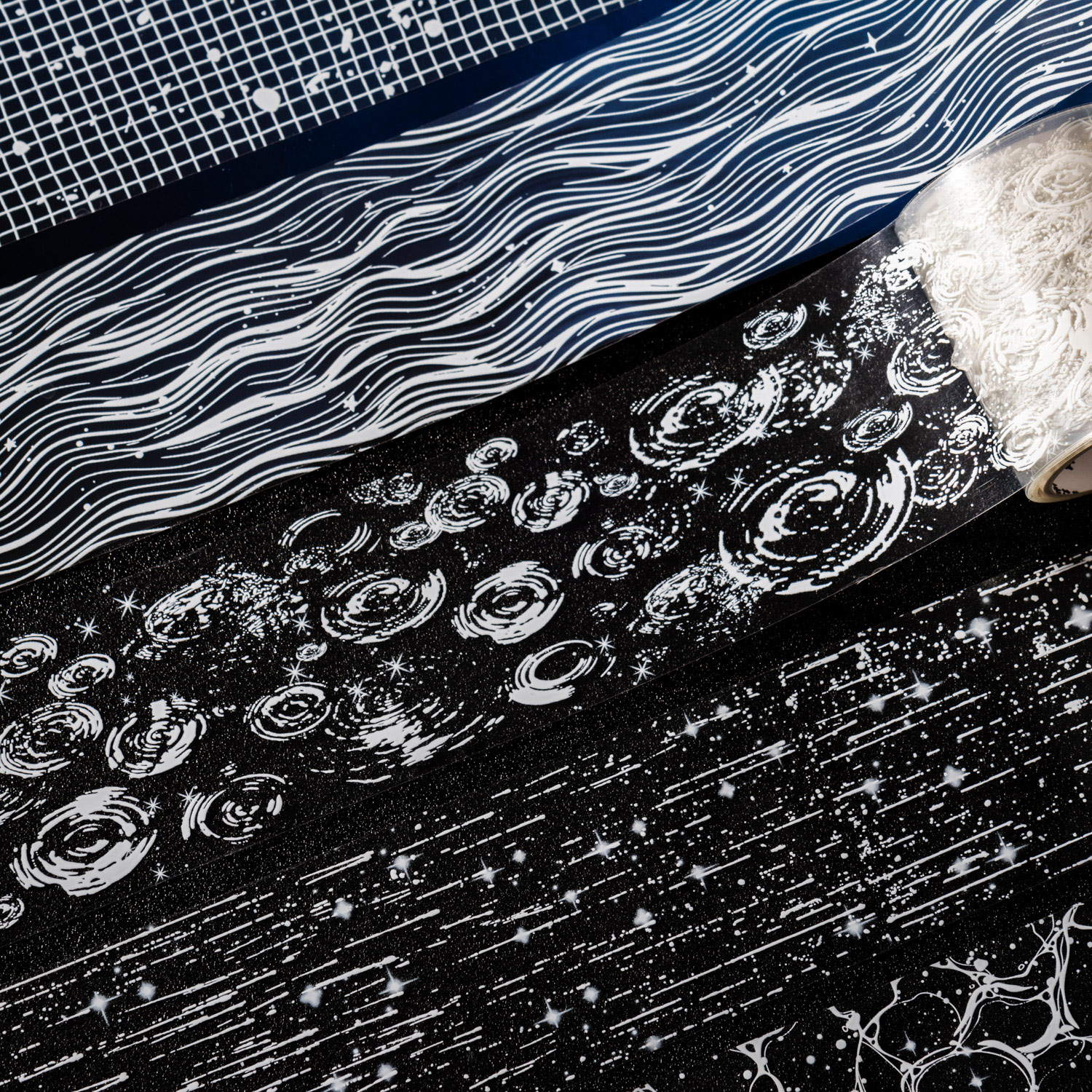 PET 테이프 - 50mm*200cm 희미한 빛 위브 드림 시리즈 빈티지 워터레이