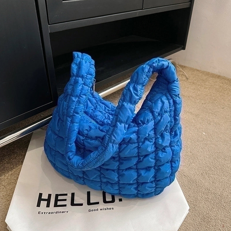 Women’s Large All Seasons Nylon Elegant Classic Style Shoulder Bag Handbag Tote Bag