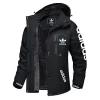 🛒Mo&scaron;ka vodoodporna in vetrovno odporna Adidas jakna s kapuco