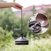 Camping Incense Burner - Portable Incense Burner | Windproof Iron Fly Incense Burner with Hanging Lid for Outdoor Garden