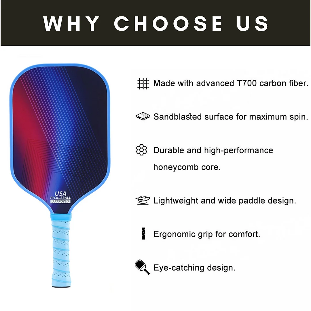 Original Paddle (16mm) T700 Sandblasted Carbon Fiber