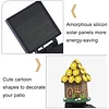 Outdoor Solar Garden Lights, Solar LED Mushroom House Lights, Waterproof Resin Garden Decorative Lighting Lights, Suitable for Landscape Camping Yard Lawn Yard Pathway Porch Backyard Decoration