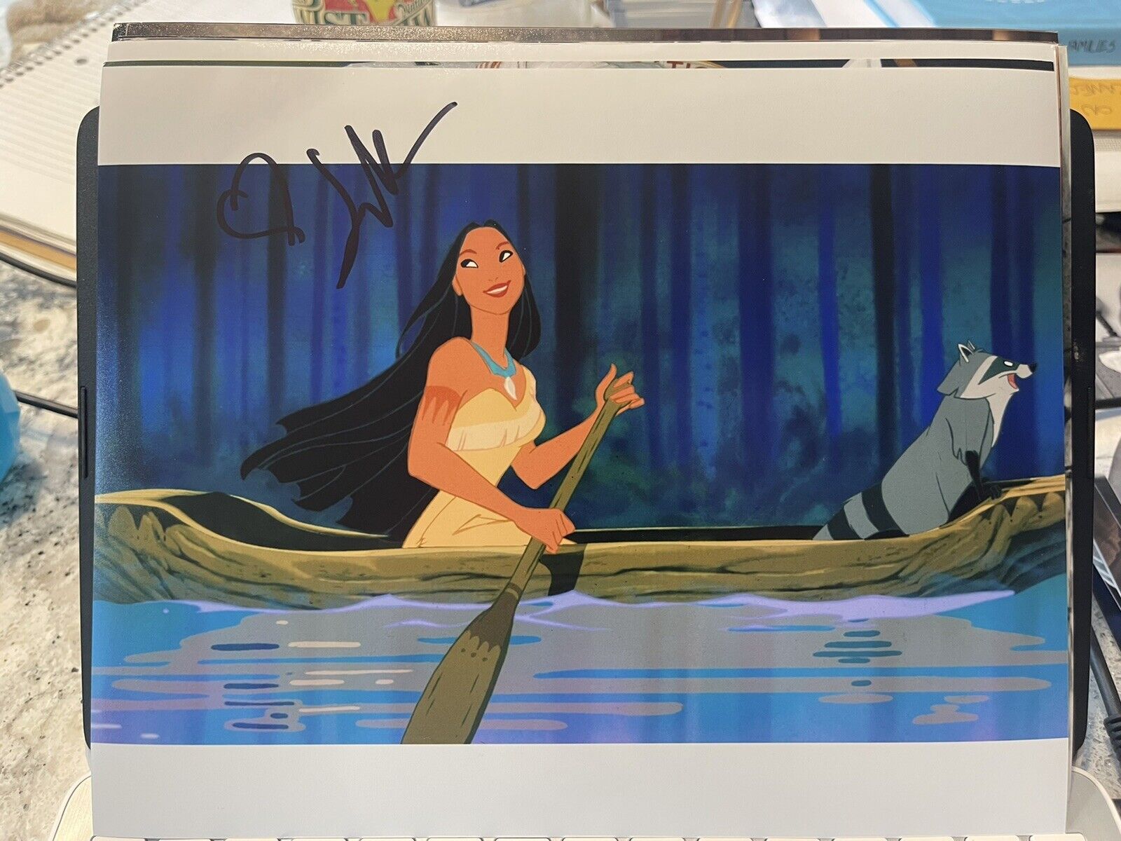 JUDY KUHN SIGNED 8X10 Photo Poster painting AUTOGRAPH POCAHONTAS BECKETT COA D5