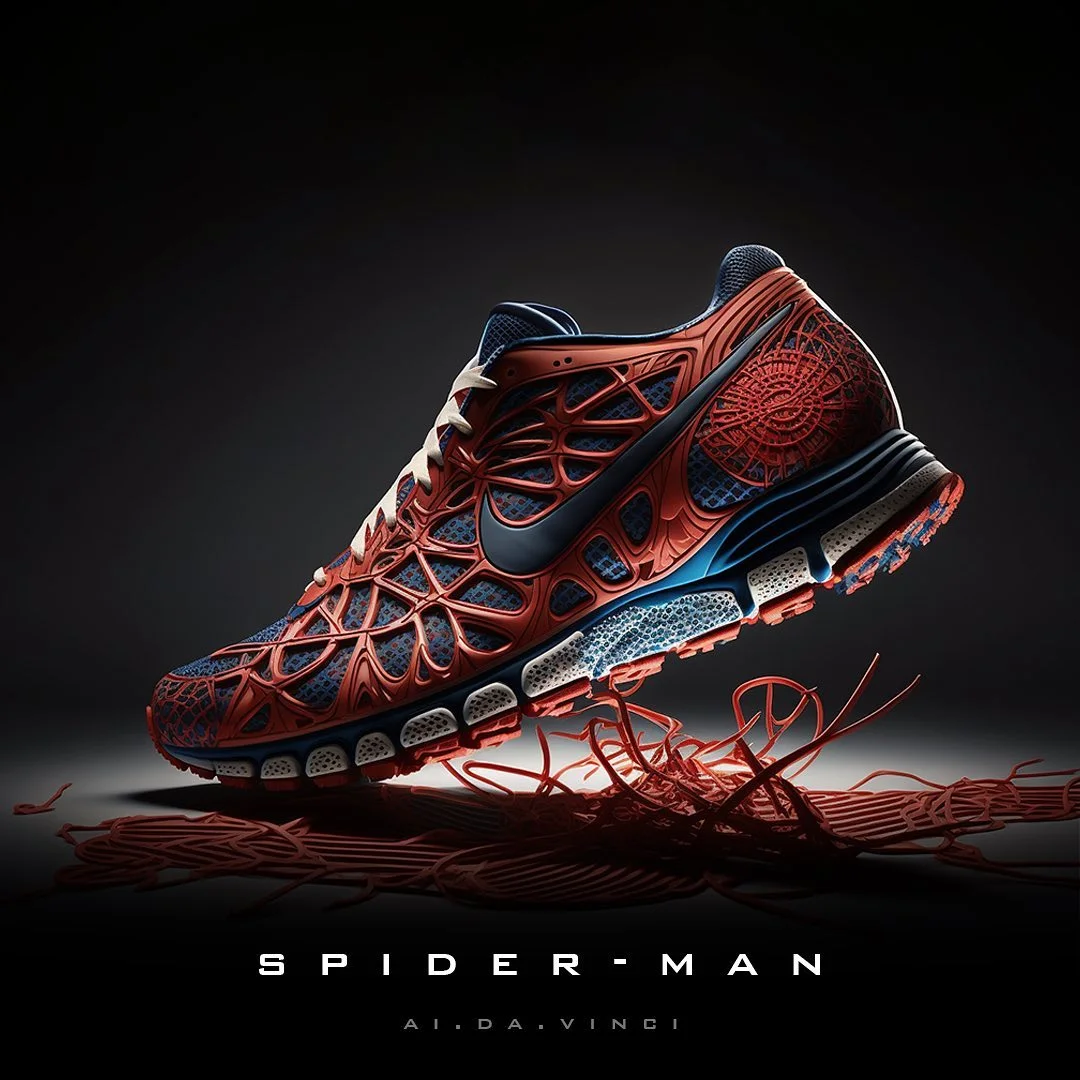 SPIDER_MAN-Nike Sneakersy Męskie
