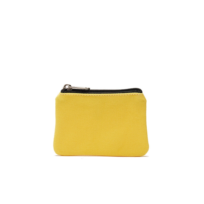 New Cotton Canvas Fashion Men’s And Women’s Coin Purse Card Holder Simple Fabric Coin Pouch Storage Bag