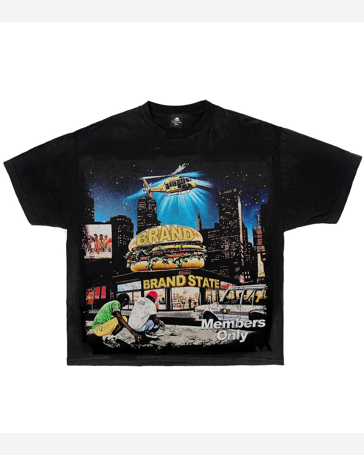 Plus Size Men Must Have Daily Casual Trend T-shirt