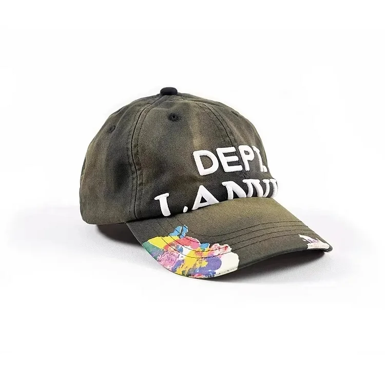 GALLERY LAN VINTAGE CAP Color Painted To Make Old Destruction Baseball HatTide Brand High-Quality Street Accessories