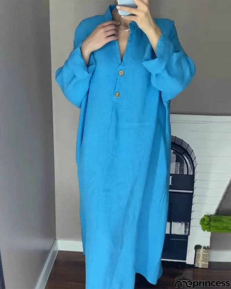 One-Colour Pocket Dress