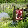 Ferme Farmall - Panneaux en &eacute;tain m&eacute;tallique(20*30cm/30*40cm) - Garage
