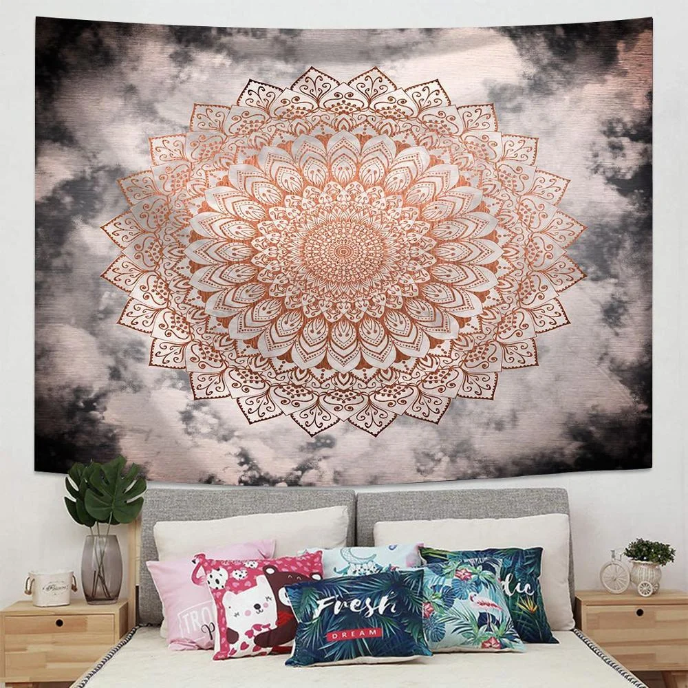 Mandala India Style Tapestry Wall Hangings Polyestry Covers Hippie Wall Cloth Tapestry Boho Beach Towel Art Bedroom Decor Carpet