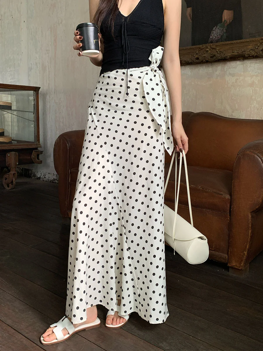 Brownm Brownm Xixi 2025 Spring New Temperament Commuting Solid Color Slim Waist Half-Body Skirt With Crooked Pencil Skirt 85111