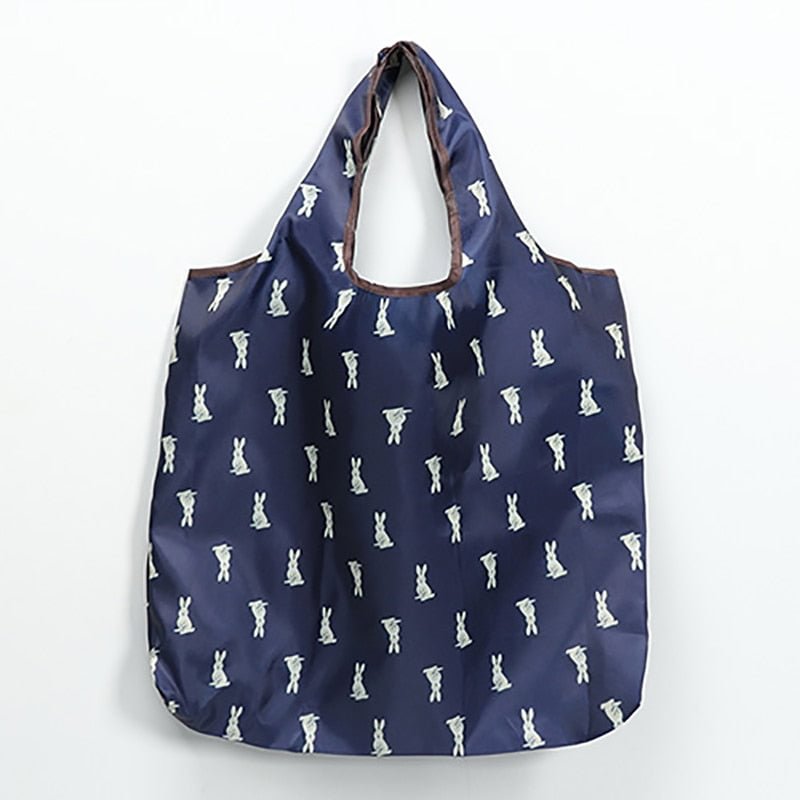 Folding Shopping Bag Eco Friendly Ladies Gift Foldable Reusable Tote Bag Portable Travel Shoulder Bag Small Size