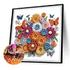 Butterfly Wreath - Crystal Rhinestone Diamond Painting