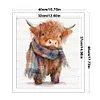 Cute Yak - 18CT Stamped Cross Stitch - 40*45cm - Animal
